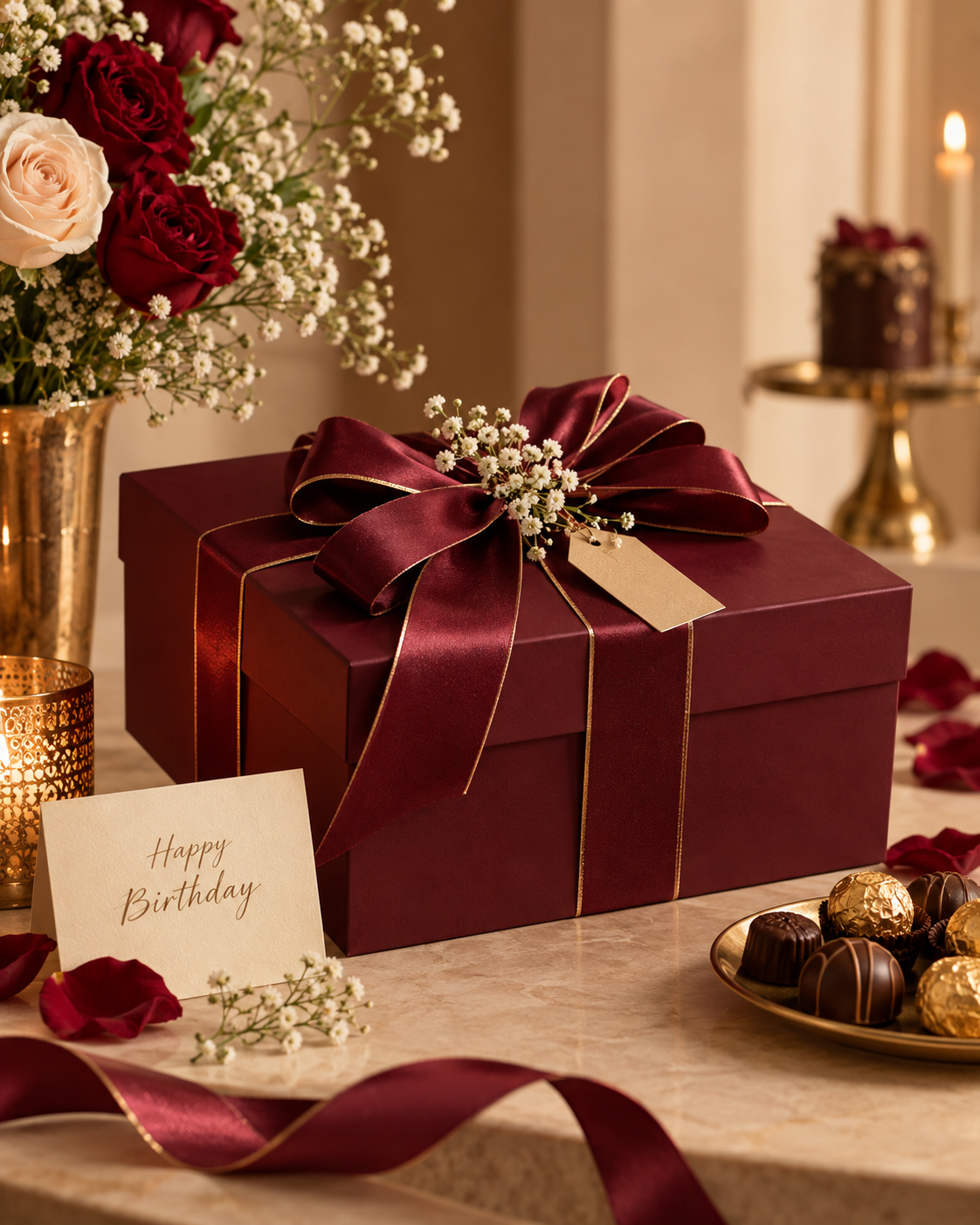 Luxury birthday gift box