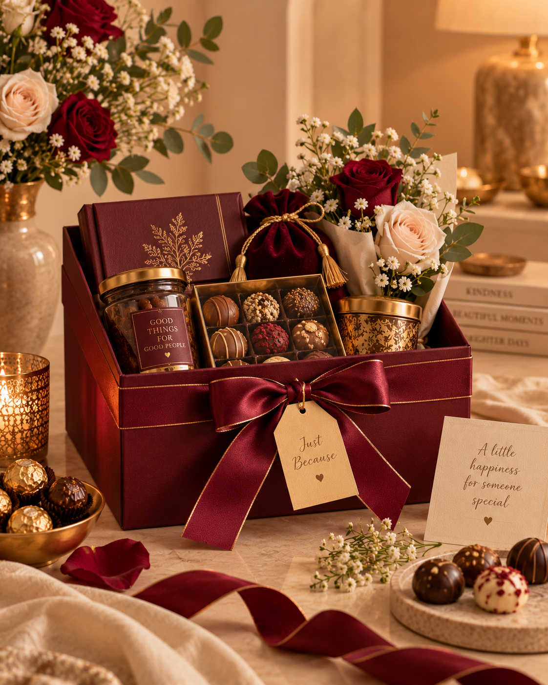 Beautiful thoughtful gift box